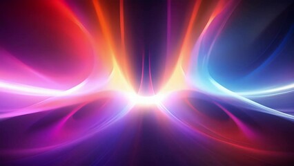Wall Mural - Experience the fusion of light and sound in a synesthetic explosion of colors, textures, and frequencies in this magical journey.