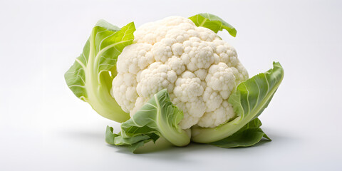 cauliflower isolated on white background