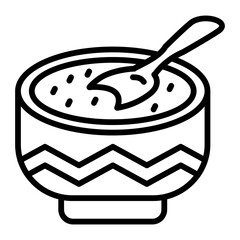 Sticker - Porridge Line icon