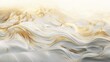 Golden and white fluid art texture. Fluid background