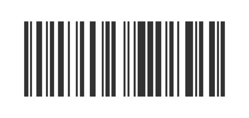 Barcode icon. Scan code sign. Shop product identification. Price information. Vector illustration.