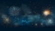 © Derby - Fireworks background for celebration, holiday celebration concept
