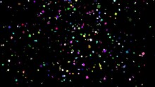 This Colorful Confetti Falling Animation Comes With An Alpha Screen That You Can Apply Directly To Your Projects.