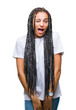 © Krakenimages.com - Young braided hair african american girl over isolated background winking looking at the camera with sexy expression, cheerful and happy face.