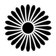flowers glyph icon