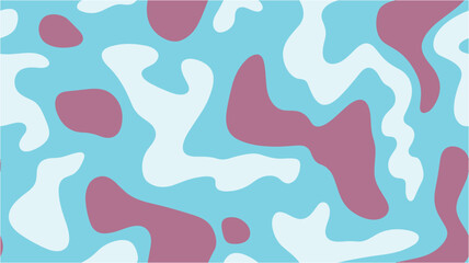 Vintage lettering banner poster template background. Abstract seamless pattern with pastel colors. Repeating design meandering lines. Modern graphic backdrop.