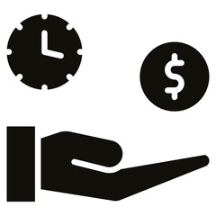 Poster - Side Income icon vector image. Can be used for Gig Economy.