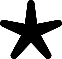 Wall Mural - Minimalist star decorative element for graphics