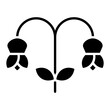 Snowdrop icon vector image. Can be used for Flowers.