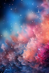 Aufkleber - Water drops with abstract bokeh light background