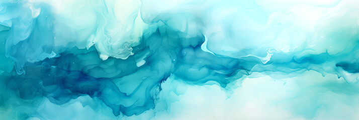 Poster - Dynamic Pearl Wallpaper, Watercolor Painting