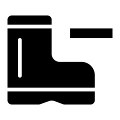 shoe glyph icon