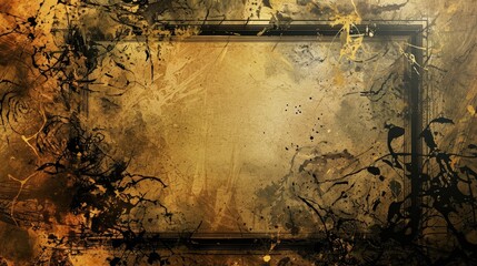 Poster - Computer designed highly detailed grunge textured abstract background