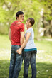 © Stefanie - couple holding hands in a park