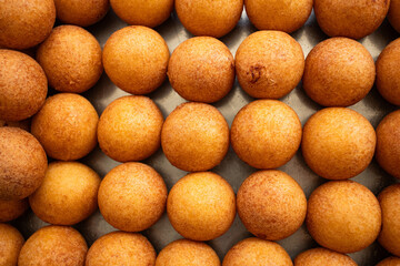 Poster - Colombian buñuelos, cheese balls and corn flour - Breakfast