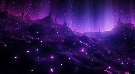 stars in space | pruple space design wallpaper