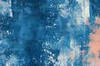 Grunge blue and peach trendy texture for extreme sportwear, racing, cycling, football, motocross, basketball, gridion, travel, backdrop, wallpaper, poster