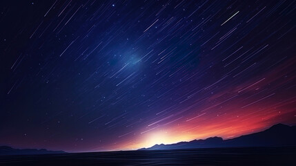 Wall Mural - abstract digital smears on a dark background, creating the impression of a night sky