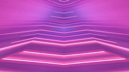 Wall Mural - ultraviolet abstract light. diode strip, light line. purple and pink gradient. modern background, ne