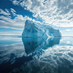 Sticker - The Iceberg Surfacing in the Arctic Sea