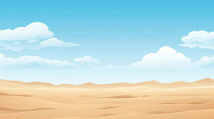 Wall Mural - Desert Sands: A Majestic Landscape of Summer Adventure and Tranquility