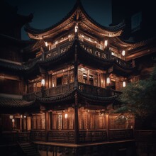 Ancien Chinese Building