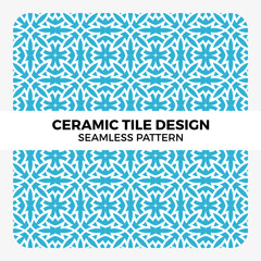  Ceramic tiles design seamless pattern