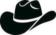 Cowboy hat wild west western ranch style silhouette