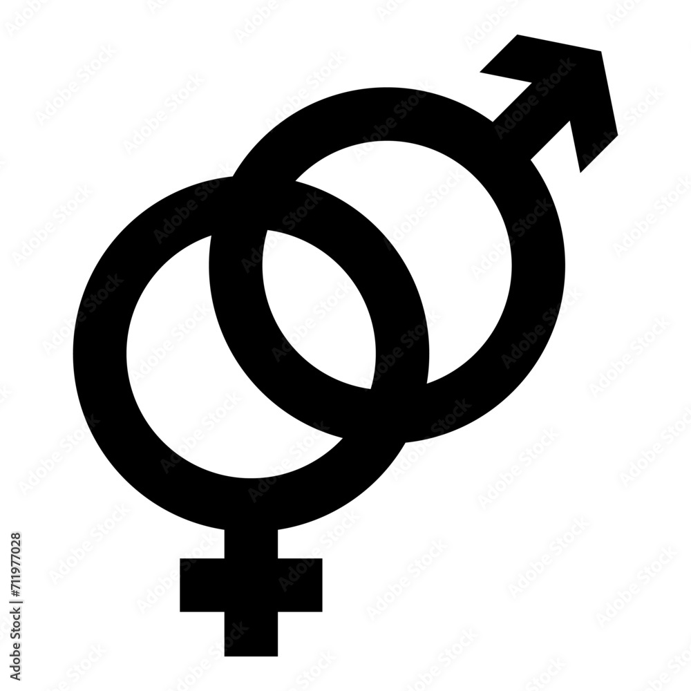 Trans Woman Icon transgender icon, gender symbol. vector isolated on white background ...
