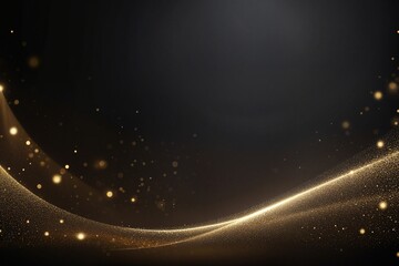 Canvas Print - Golden background template