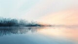 Fototapeta Natura - An abstract background conveying the serenity of an early spring morning, with soft pastel colors, gentle gradients, and a calm, soothing composition