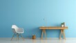 modern blue office background illustration minimalist stylish, elegant sophisticated, calming serene modern blue office background