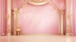 chic luxury pink background illustration glamorous stylish, sophisticated posh, extravagant fashionable chic luxury pink background