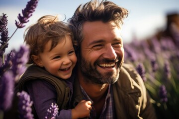 photo of a father with his daughter