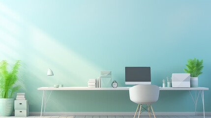 Wall Mural - sleek gradient office background illustration minimalist corporate, contemporary elegant, chic sophisticated sleek gradient office background