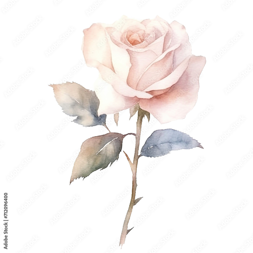 Watercolor Pink Flowers Clipart. Pink Roses PNG, Floral Bouquets ...