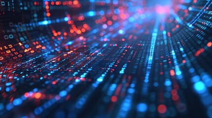 Abstract technology big data background concept.