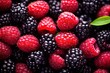 Antioxidant rich organic berries for detox diet