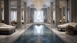 HighEnd Luxury Spa A luxurious spa with opulent furniture