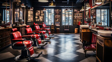 Sports Enthusiast Barber Shop A Sportsthemed Barber
