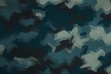 Wall Mural - wavy blue , marine army military camouflage micro fiber cloth  texture