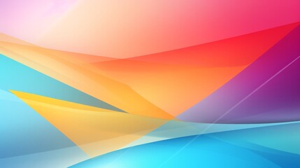 Wall Mural - abstract geometric artwork: colorful backgrounds for business cards, banners, and flyers