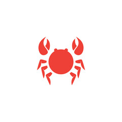 Sticker - crabs seafood icon logo design vector