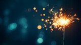 Fototapeta  - Beautiful fireworks background at night for holiday decoration