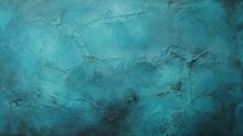 Abstract Turquoise Grunge Rough Texture Background