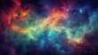 © MOUNTAIN - Galaxy with colorful bright colors ready to be wallpaper. Ai generate.
