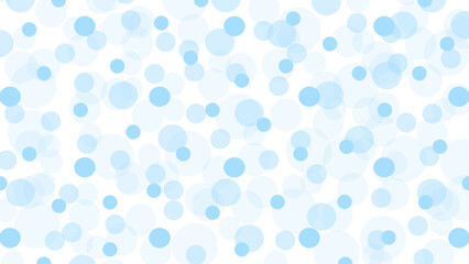 Wall Mural - White seamless pattern with blue drops