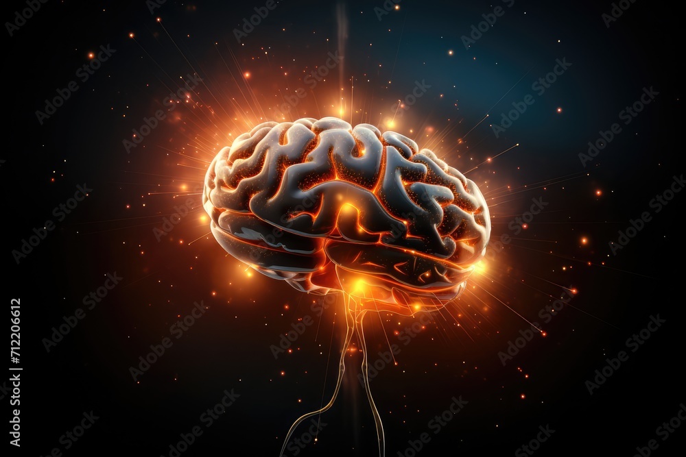 Brain fire disease diagnostics CT angiography contrast-enhanced brain ...