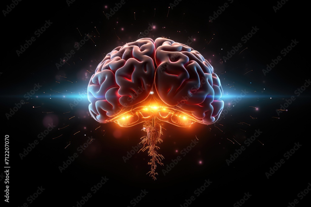 Brain fire disease diagnostics CT angiography contrast-enhanced brain ...