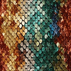 Wall Mural - Abstract seamless pattern with sequins texture